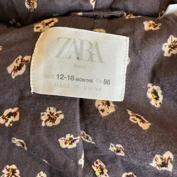 ZARA Kids Furry Coat Size 12-18 Months - Picture 3 of 14